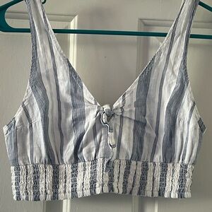 Abercrombie & Fitch striped crop top